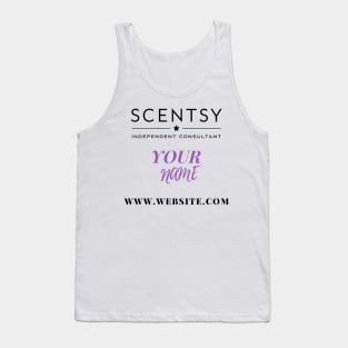 scentsy independent consultant gift ideas with custom name and website Tank Top